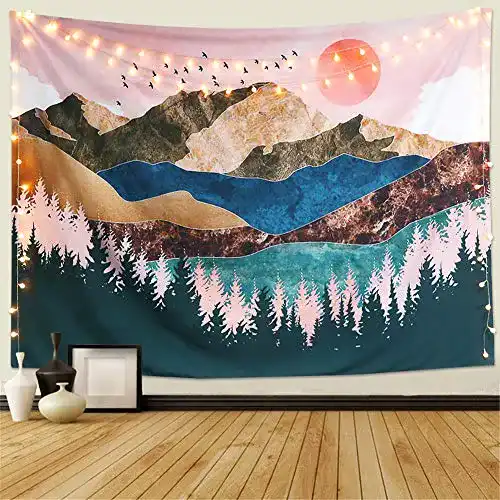 Wandteppich Dremisland Sonnenuntergang Wald 148X200 cm