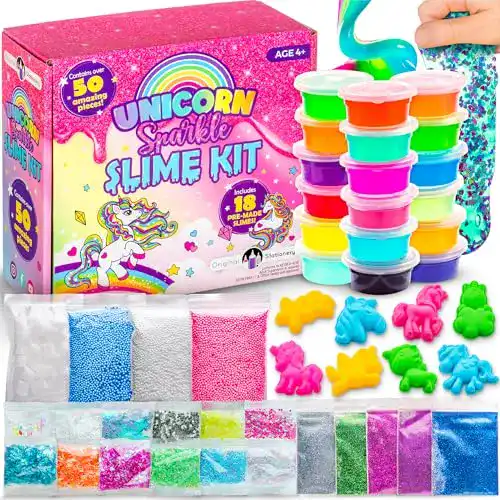 Schleim-Set Original Stationery Unicorn Sparkle Slime Kit