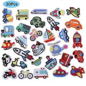 Patches J.CARP 30 Stück Auto bestickt Aufbügler Patch