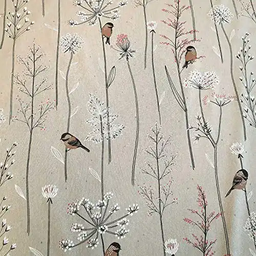 Gobelin-Stoff Werthers Stoffe Stoff Meterware Baumwolle Natur Vögel