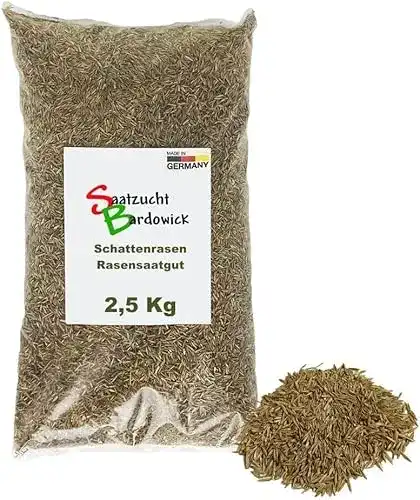 Schattenrasen Saatzucht Bardowick Rasen Grassamen 2,5kg Gras