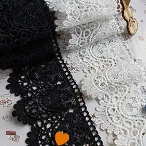Häkelspitze witgift 2 Yard Breite 9cm Baumwolle Vintage-Stil