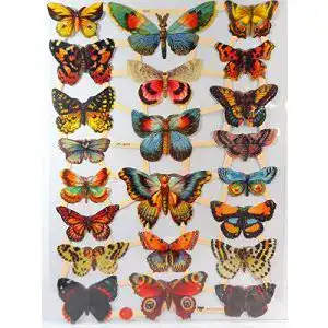 Glanzbilder Glanzbilder Schmetterling EF 7426 Oblaten Posiebilder