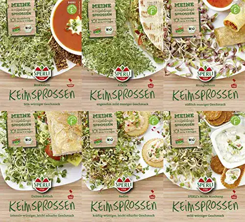 Keimsprossen Sperli BIO–Set 6 Sorten