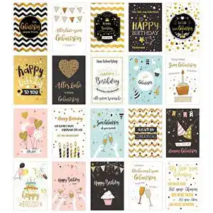 Spruchkarten Edition Seidel Set 20 exklusive Premium
