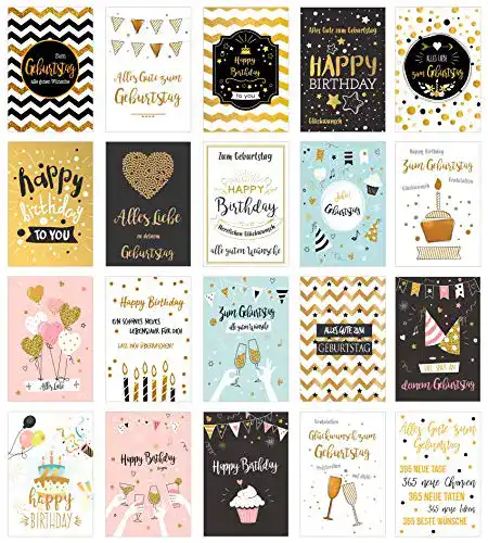Spruchkarten Edition Seidel Set 20 exklusive Premium