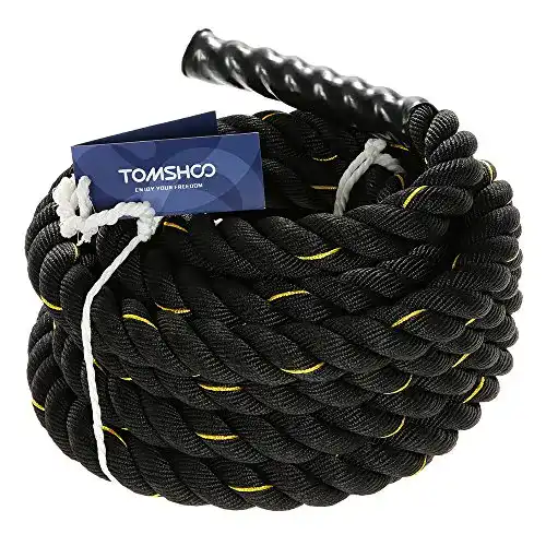 Battle-Rope TOMSHOO Battle Ropel Sportseil Übung Fitness
