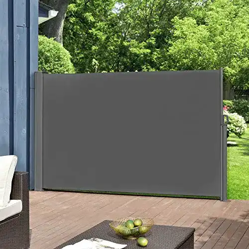 Seitenmarkise pro.tec 160 x 300 cm Grau Witterungsbeständig
