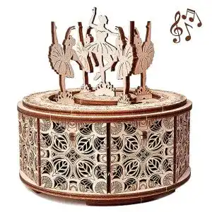 Spieluhr Wood Trick Tanzende Ballerina Kit Swan Lake