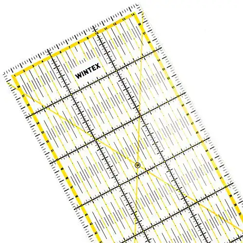 Schneiderlineal WINTEX Patchwork Lineal 15×60 cm mit cm-Raster