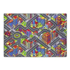 Spielteppich andiamo 293371 Kinderteppich Game City Bunt