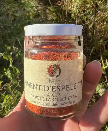 Piment Pfefferbraut d´Espelette AOP original 40g im Glas