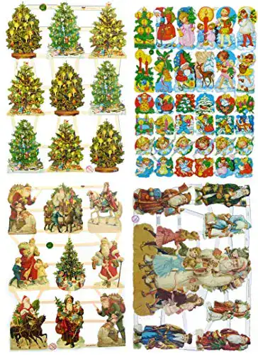 Glanzbilder Glanzbilder Weihnachtsmotiv Set