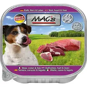 Macs-Nassfutter Hund MACs Hundenassfutter Lamm & Ente 6X