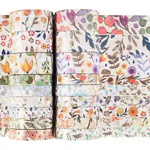 Washi Tape YUBX Goldenes Washi-Tape, Klebeband, dekoratives