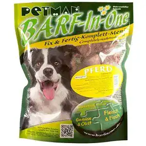 BARF-Hundefutter petman Barf-in-One Pferd, 6 x 750g-Beutel
