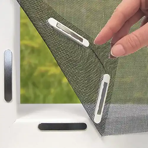 Fliegengitter Magnet EASYmaxx Fliegengitter Fenster „Magic Click“