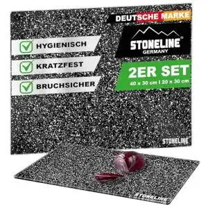 Schneidebrett (Glas) STONELINE ® 2-teiliges Set