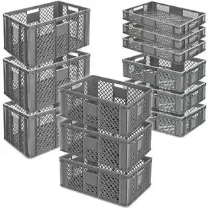 Bäckerkiste BRB 12x Stapelkorb/n in 4 Größen, LxB 600×400 mm