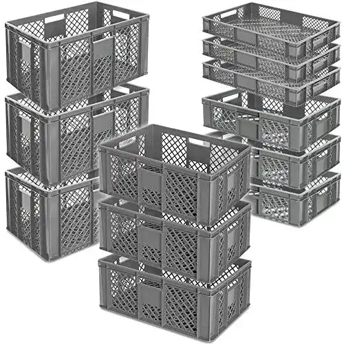Bäckerkiste BRB 12x Stapelkorb/n in 4 Größen, LxB 600×400 mm