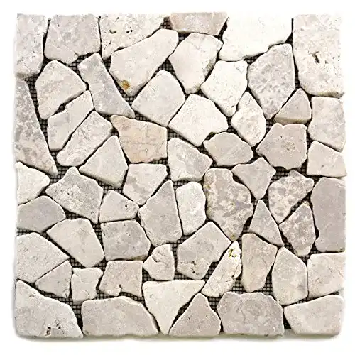 Mosaikfliesen Divero 11 Fliesenmatten Naturstein aus Marmor