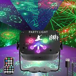 Stroboskop Walliebe Partylicht Discokugel LED Musikgesteuert