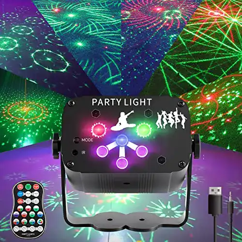 Stroboskop Walliebe Partylicht Discokugel LED Musikgesteuert