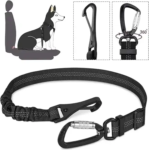 Hunde-Sicherheitsgurt SlowTon Hunde Sicherheitsgurt, einstellbar