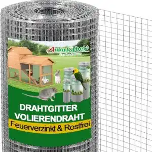 Volierendraht Amagabeli Garden Home Amagabeli 1M X 25M