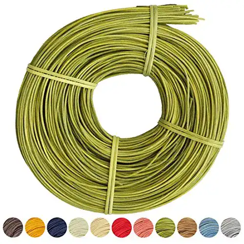 Peddigrohr famos Flechtmaterial 2,25mm, ca. 250g, olivgrün