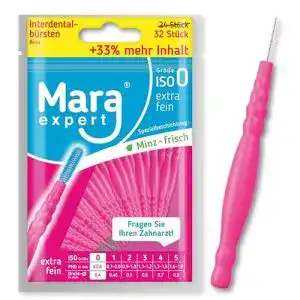 Interdentalbürsten MARA EXPERT, 32x Interdentalbürste Pink