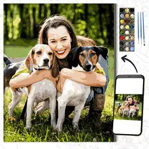 Malen-nach-Zahlen-Foto GAILEAF Personalisiertes individuelles