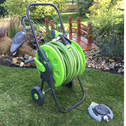Schlauchwagen mit Schlauch arbeitsbedarf24 Lime Edition 7 tlg.