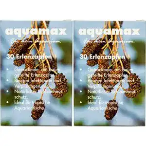 Erlenzapfen Aquamax 013 , 30 in einer Packung, 2-er Pack (2×30 St.)