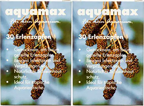 Erlenzapfen Aquamax 013 , 30 in einer Packung, 2-er Pack (2×30 St.)