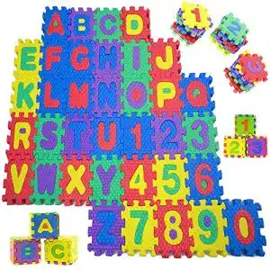 Puzzlematte Sosila , 86 TLG. Kinderspielteppich, Puzzleteppich