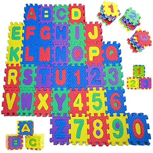 Puzzlematte Sosila , 86 TLG. Kinderspielteppich, Puzzleteppich