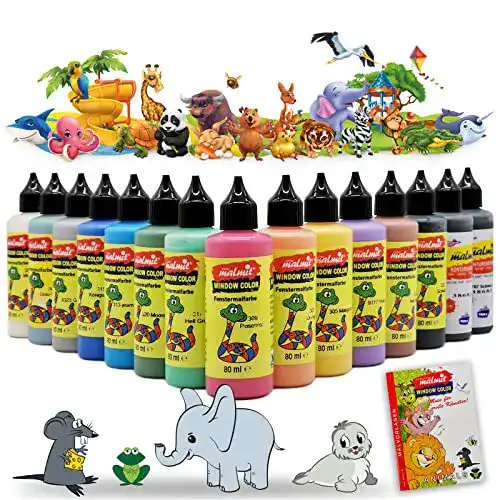 Die beste Window-Color malmit Window Color Animals Set 15 Fensterfarben 2026 Test Bestseller Window-Color malmit Window Color Animals Set 15 Fensterfarben