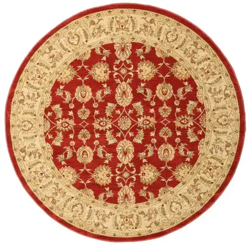 Orientteppich RugVista, Ziegler Kaspin, Kurzflor, ∅ 200 cm, rund