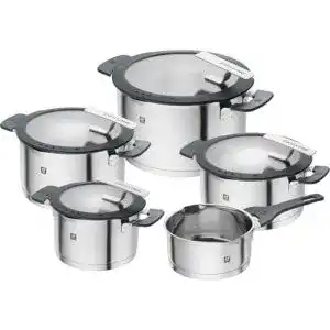 Zwilling-Topfset Zwilling Simplify Edelstahl-Kochtopfset, 5-teilig