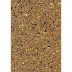 Korkstoff Rayher 63018000, Granulat natur/bunt, Zuschnitt gerollt
