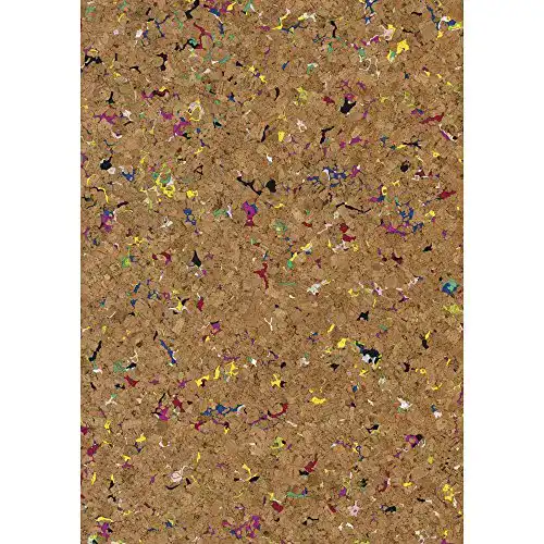 Korkstoff Rayher 63018000, Granulat natur/bunt, Zuschnitt gerollt