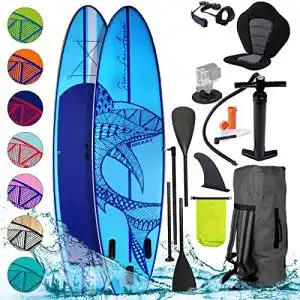 Brast-SUP BRAST SUP Board Shark, aufblasbar, Set 300-320cm
