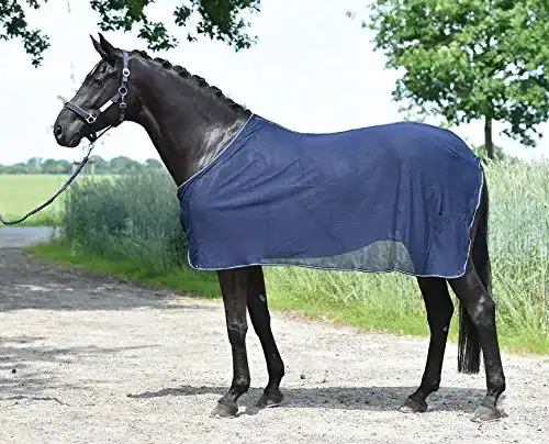 Fliegendecke Pferd Busse Fliegendecke FLY FREE, 155, beige (navy)