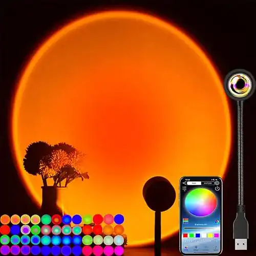 Sunset-Lampe KAVAVO Smart APP 16 Millionen Farben Sunset LED