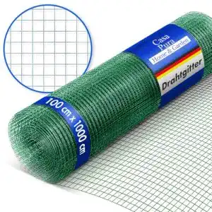 Volierendraht casa pura ® Drahtgitter grün | 4-Eck-Geflecht