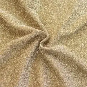 Glitzerstoff STOFFKONTOR Lurex Jersey Stoff Glitter Meterware