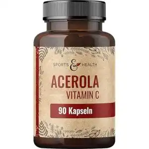 Acerola CDF Sports & Health Solutions Vitamin C, 750 mg/Kapsel