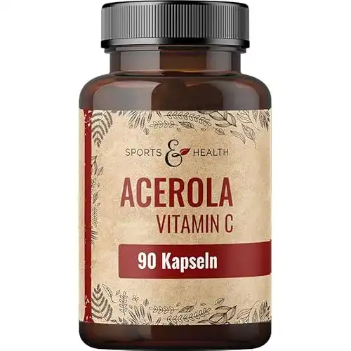 Acerola CDF Sports & Health Solutions Vitamin C, 750 mg/Kapsel