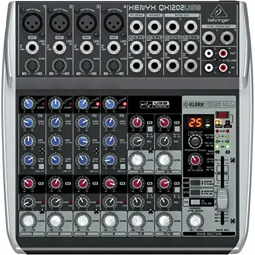 Behringer-Mischpult Behringer QX1202USB Xenyx 12 Eingang 2 Bus